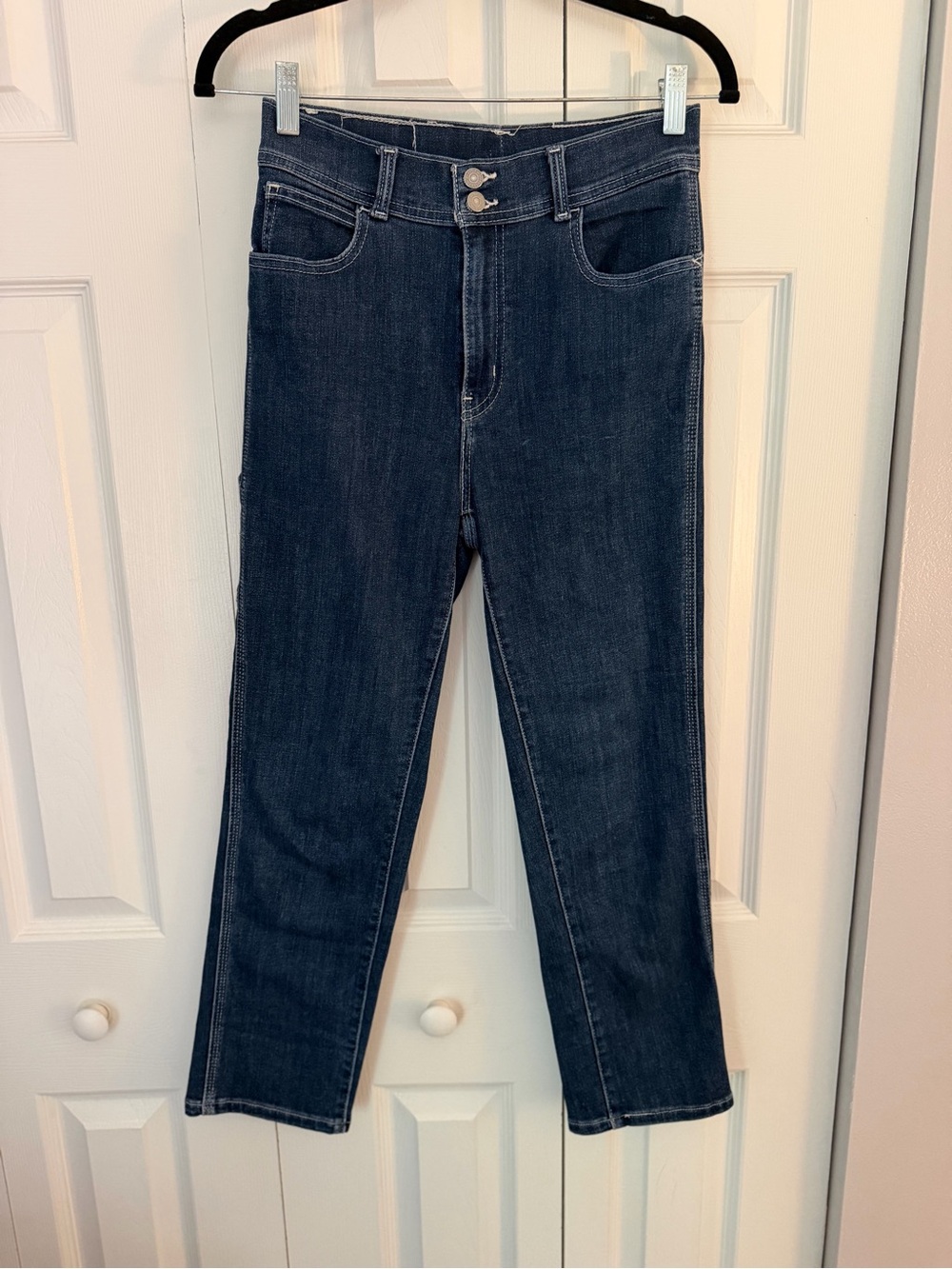 Levi's High/Rise Straight-Leg Cropped Jeans, 724 model